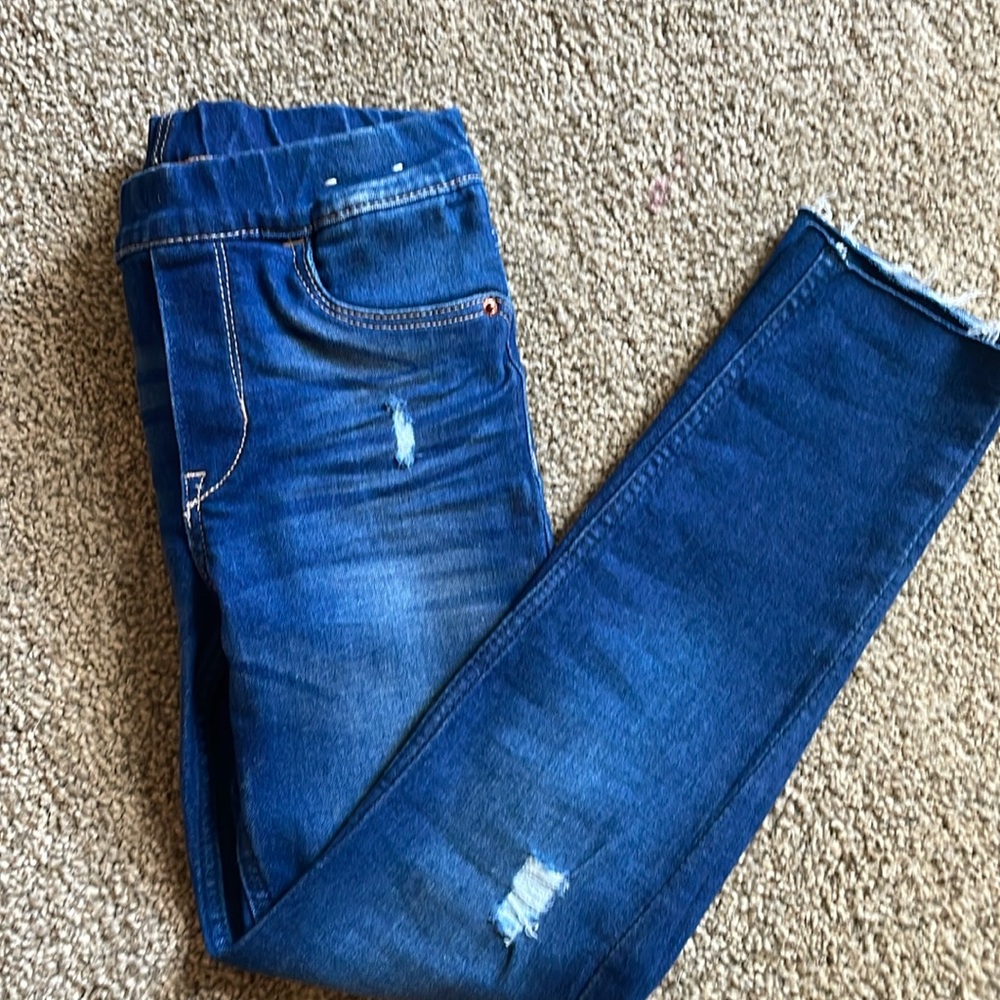 New girls leggings/denim run jeans